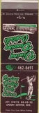 Matchbook Cover - Spring Valley Golf Course Union Center WI