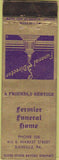 Matchbook Cover - Fermier Funeral Home Danville PA