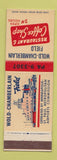 Matchbook Cover - Wold Chamberlain Field Minneapolis St Paul MN Airport
