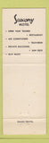 Matchbook Cover - Saxony Motel Virginia Beach VA