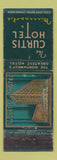 Matchbook Cover - Curtis Hotel Minneapolis MN WORN