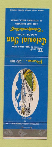 Matchbook Cover - Colonial Inn St Petersburg Beach FL WEAR