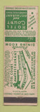 Matchbook Cover - Curtwood Restaurant Hotel Court Gainesville TX WEAR
