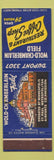 Matchbook Cover - Wold Chamberlain Field Minneapolis St Paul MN Airport