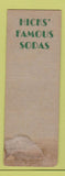 Matchbook Cover - H Hicks and Son Fruit Shop New York City WORN