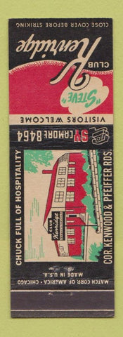 Matchbook Cover - Club Kenridge Blue Ash? OH?