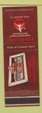 Matchbook Cover - Burroughs Restaurant Norfolk VA