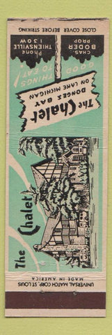 Matchbook Cover - The Chalet Donges Bay Thiensville WI