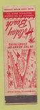 Matchbook Cover - Holiday Beach Motel Hollywood Beach FL  WEAR