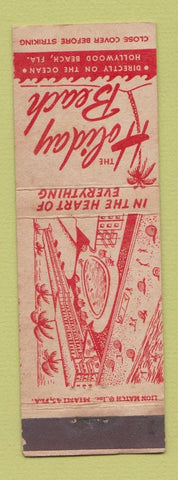 Matchbook Cover - Holiday Beach Motel Hollywood Beach FL  WEAR