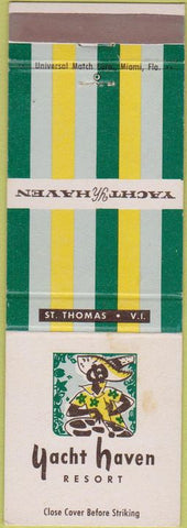 Matchbook Cover - Yatch Haven Resort St Thomas Virgin Islands