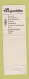 Matchbook Cover - 1968 Oldsmobile HS Risser Elizabethtown PA