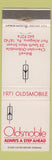 Matchbook Cover - 1971 Oldsmobile Port Allegany PA WEAR