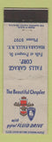 Matchbook Cover - Plymouth Chrysler  Falls Garage Niagara Falls NY
