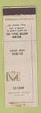 Matchbook Cover - Mercury Cars Walker Motors Dayton OH POOR BACK