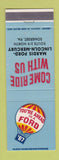 Matchbook Cover - 1967 Ford Mardis Ford Lincoln Mercury Somerset PA