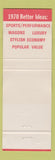 Matchbook Cover - 1970 Ford Harbolds Dillsburg PA WEAR
