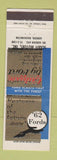 Matchbook Cover - 1962 Ford Galaxie Scarff Motors Auburn WA