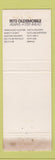 Matchbook Cover - 1973 Oldsmobile HS Risser Elizabethtown PA WEAR