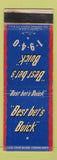 Matchbook Cover - 1940 Buick