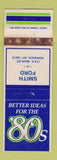 Matchbook Cover - 1980 Ford Smith Norwich NY WEAR