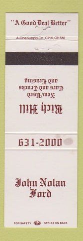 Matchbook Cover - John Nolan Ford