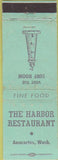 Matchbook Cover - Harbor Restaurant Anacortes WA