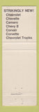 Matchbook Cover - 1968 Chevrolet Marhefka Windber PA