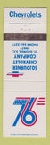 Matchbook Cover - 1976 Chevrolet Sojourner ST George SC