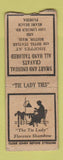 Matchbook Cover - Florence Shambow Ties Miami Beach FL Boston MA WORN BOBTAIL
