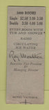 Matchbook Cover - Hotel Victoria New York City BOBTAIL