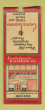 Matchbook Cover - Adams House Restaurant Boston MA BOBTAIL
