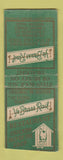 Matchbook Cover - Ye Brass Rail Boston MA BOBTAIL