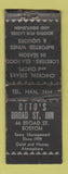 Matchbook Cover - Otto's Broad ST Inn Boston MA MERCHANTS WORN BOBTAIL
