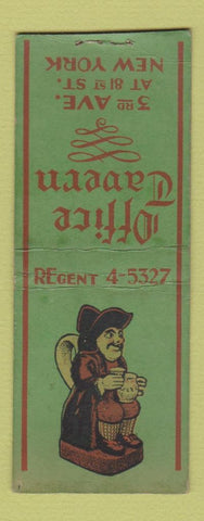 Matchbook Cover - Office Tavern New York City Toby Mug BOBTAIL