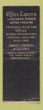 Matchbook Cover - Office Tavern New York City Toby Mug BOBTAIL