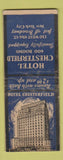 Matchbook Cover - Hotel Chesterfield New York City WEAR BOBTAIL