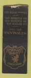 Matchbook Cover - Newman's Confections Brooklyn NY WEAR BOBTAIL