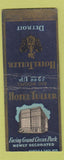 Matchbook Cover - Hotel Tuller Detroit MI WEAR BOBTAIL