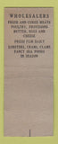 Matchbook Cover - Federal Packing Products New Haven CT BOBTAIL