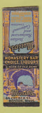 Matchbook Cover - Mario's Boston MA Italian Pizza WORN BOBTAIL