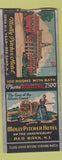 Matchbook Cover - Molly Pitcher Hotel Red Bank NJ girlie BOBTAIL