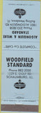Matchbook Cover - Standard oil gas Schaumburg Rolling Meadows IL