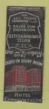 Matchbook Cover - Hotel Commonwealth Kansas City MO DQ WORN BOBTAIL