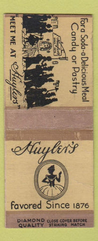 Matchbook Cover - Huyler's DQ Boston NYC Chicago WEAR BOBTAIL