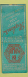Matchbook Cover - Hopkins Soda Fountain Boston MA WORN BOBTAIL
