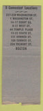 Matchbook Cover - Thompson's Spa Boston MA WEAR BOBTAIL