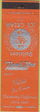 Matchbook Cover - Velvet Ice Cream Utica OH