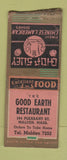 Matchbook Cover - Good Earth Restaurant Malden MA Chinese WEAR BOBTAIL