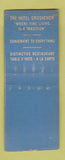 Matchbook Cover - The Grosvenor Hotel New York City WEAR BOBTAIL